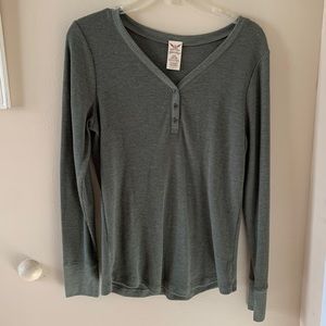 Faded Glory Long Sleeve Henley